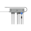 IB-DK2106a-CPD USB-C PD HDMI, hõbedane