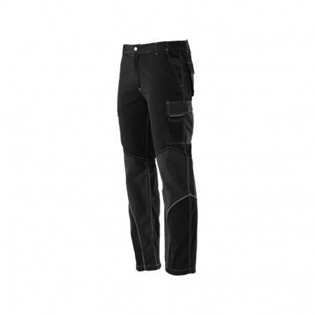 Yato YT-79444 Venivad tööpüksid ONYX XXL, 64% polüester, 34% puuvill, 2% elastaan, 240 g/m², 9 tasku