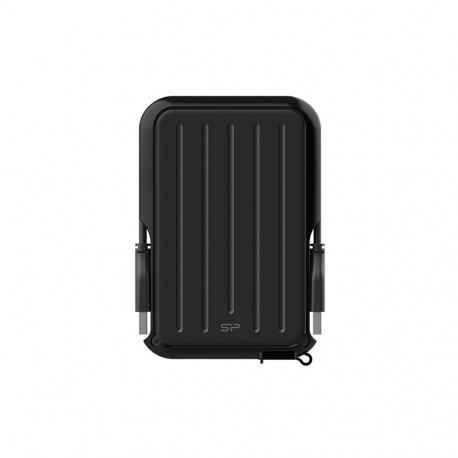 Silicon power Portable Hard Drive ARMOR A66 2000 GB, USB 3.2 Gen1, Black