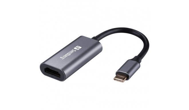 Adapter Sandberg USB-C - HDMI (F)