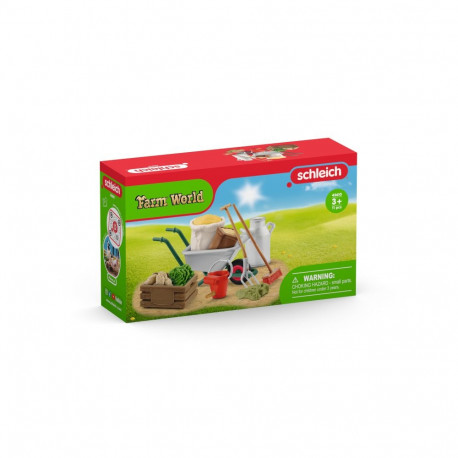 SCHLEICH FARM WORLD Talli hooldustarvikud