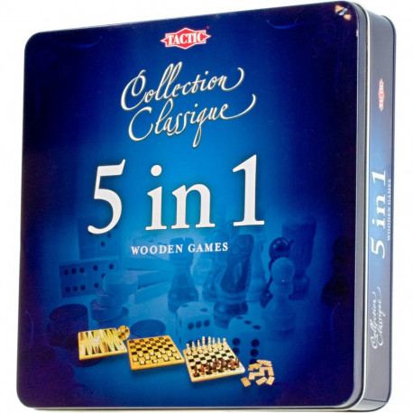 TACTIC Board game set 5 IN 1