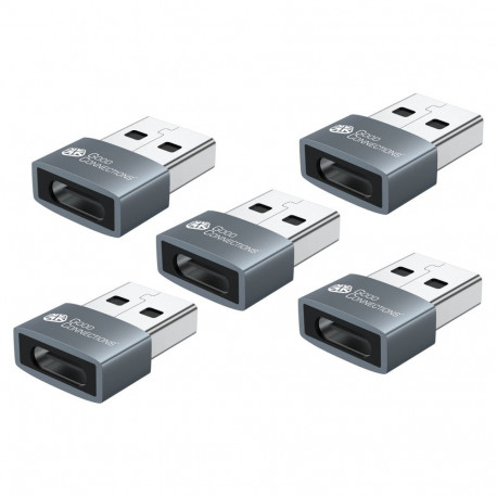 Good Connections USB2.0 adapter A-St.-USB-C Bu. 5-osaline komplekt