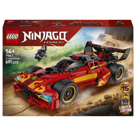 LEGO komplekt 71867 NINJAGO X-1 Ninja Supercar 15-aastase juubeliväljaanne
