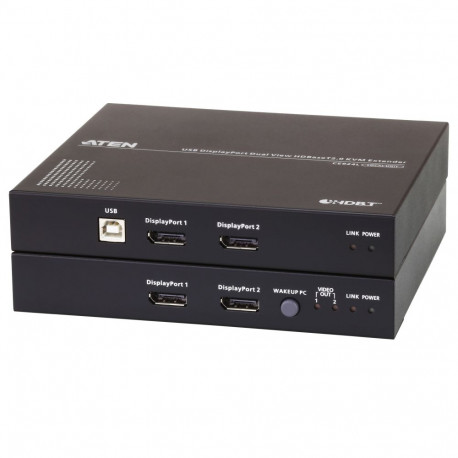 KVM-/audio-/USB-/seeriapikendaja CE 924 kaug- ja kohalikud üksused USB, RS-232, DisplayPort, HDBaseT
