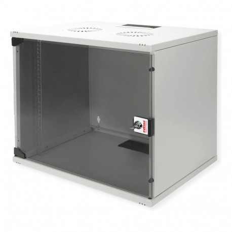 ROLINE 19-Zoll seinakapp Basic 9 HE 540x400 BxT komplekt, hall