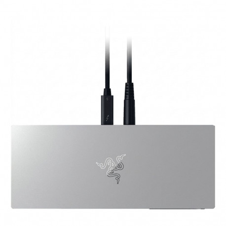 "Razer Thunderbolt 5 Dock Desktop-RGB-Dock für mehrere Geräte & Bildschirme, mercury"