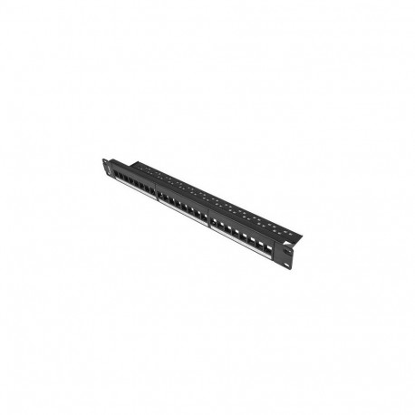 Networking Equipment - Lanberg PPKS-1024-B 1U Rack-Mounted Patch Panel 24 Ports Black