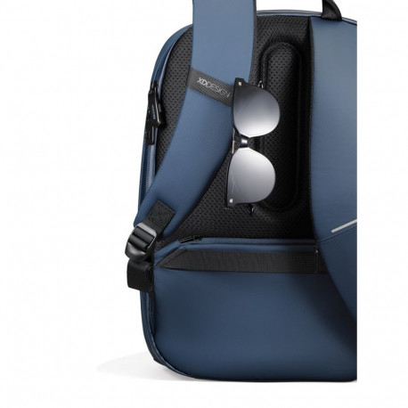 Anti-Theft Backpack - XD Design Bobby Edge 15.6" Laptop, RFID Protection, Waterproof Navy