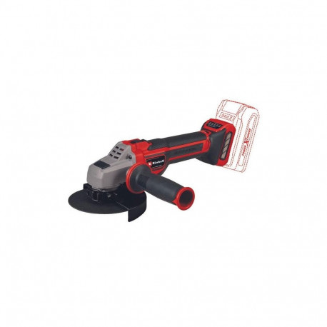 Power Tool - Einhell Cordless Angle Grinder TP-AG 18/125 CE Q Solo 18V 10,500 RPM Black/Red