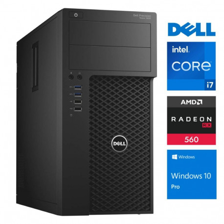 DELL 3620 Tower i7-7700 16GB 1TB SSD M.2 NVME RX560 4GB WIN10Pro