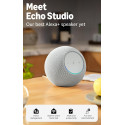 Amazon smart speaker Echo Studio, white