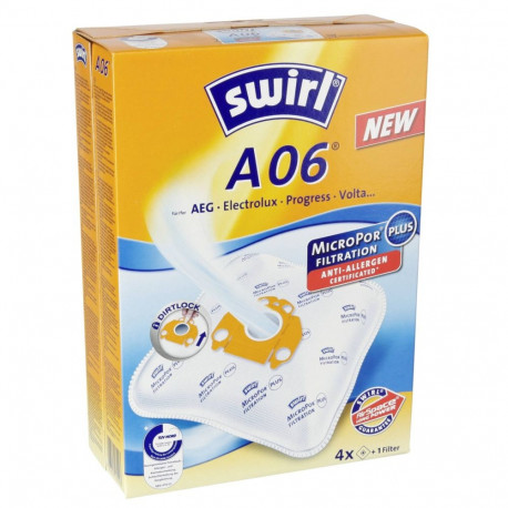 tolmuimejakotid A 06 MicroPor (4 kotti, 1 väljalaskefilter)
