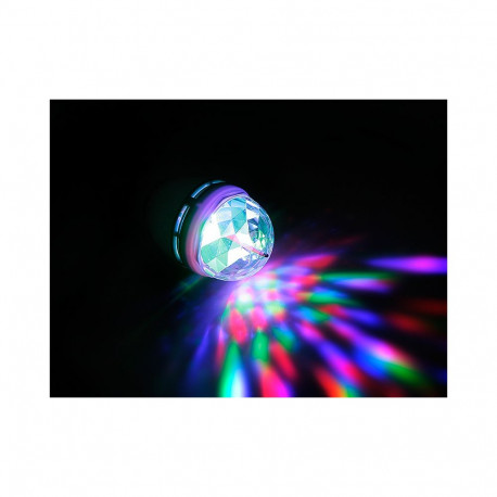 LED-pirn 87-230# E27 7W RGB disko, värviline
