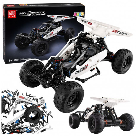 Ehitusplokkide komplekt 409-osaline RC 4x4 kaugjuhtimispultiga maastikuauto
