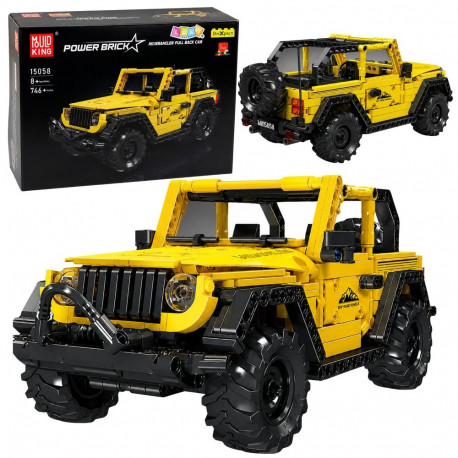 ehitusplokid Wrangler maastur 746el., kollane