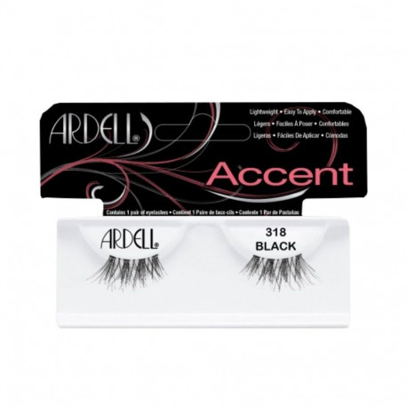 ARDELL ACCENT pestañas #318 black 1 u