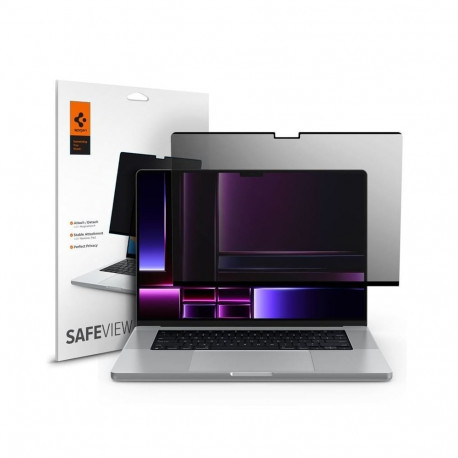 Privaatsusfilter SafeView, Apple MacBook Pro 16" (2021-2026), Spigen