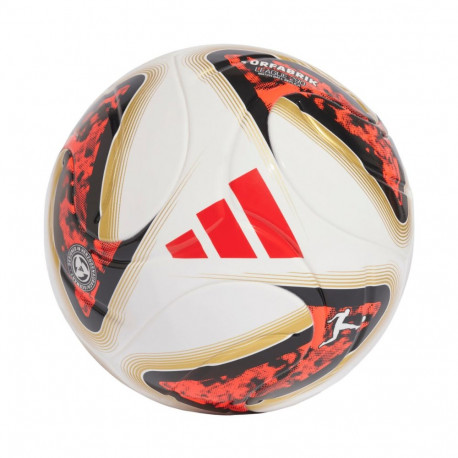 Piłka nożna adidas Bundesliga 26/27 Torfabrik League J290 biało-pomarańczowo-złota HY5059 4