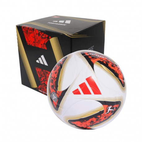 Piłka nożna adidas Bundesliga 26/27 Torfabrik League Box biało-pomarańczowo-złota HY5057 4