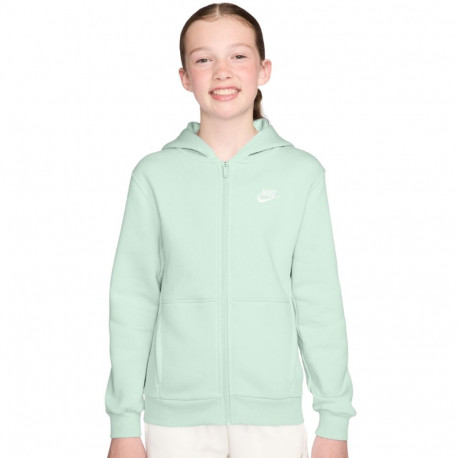 Nike laste pusa FD3004 394 S sportswear club fleece, mündiroheline