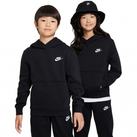 Bluza dla dzieci Nike Sportswear Club Fleece czarna FD3000 010 L