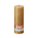 PILLAR CANDLE RUSTIC BROWN H19CM/D6.8CM