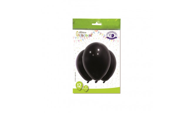 Õhupallid d25cm 12pce, mustad