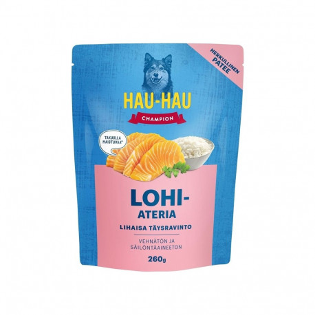 HAUHAU märg koeratoit CHAMPION 260G lõhe