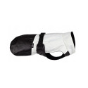 JACKET FOR DOGS FLUO BLACK. WHITE 50