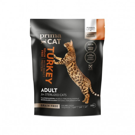 PRIMACAT teraviljavaba kassitoit kalkun 400g