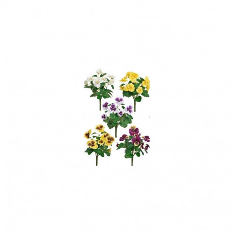 FLOWER ARTIFICIAL PANSY 30CM