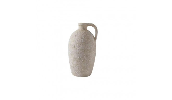 DOMOLETTI keraamiline vaas H29CM, valge/pruun