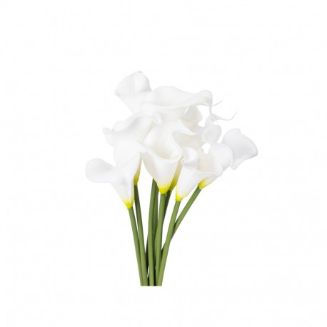 FLOWER ARTIFIC CALLIAS WHITE 9PCS 32CM