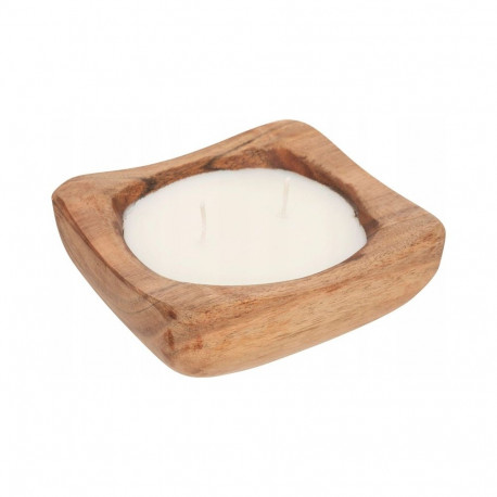CANDLE IN A WOODEN BOWL 150G