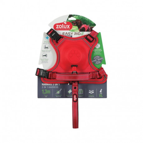 SUSPENDERS WITH LEASHXL RED
