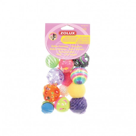 CAT TOY 10 MULTI-SHAPED 4CM