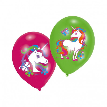 BALLOONS LATEXUNICORN 27.5CM 6PC
