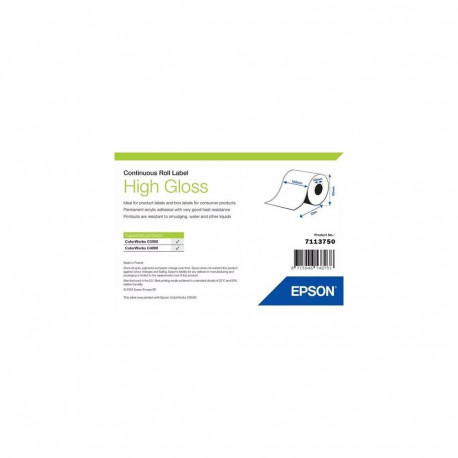 Epson High Gloss Label, Continuous Roll, 102mm x 33m