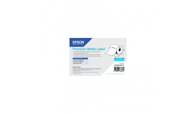 Epson Premium Matte Label - Continuous Roll: 102mm x 60m