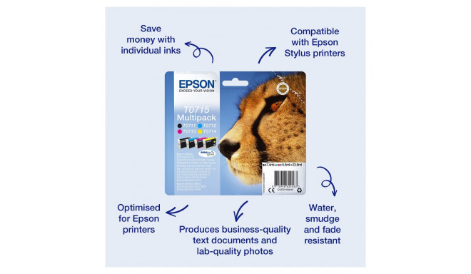 Epson tindipatroon T071240, tsüaan