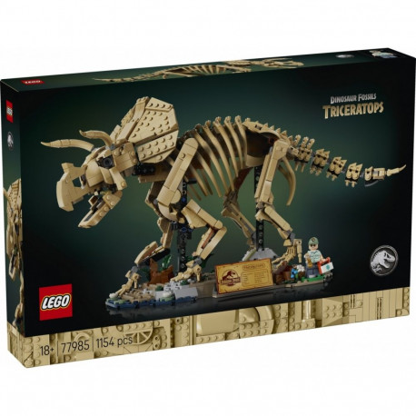 Jurassic World klotsikomplekt 77985 dinosauruste skeletid triceratops