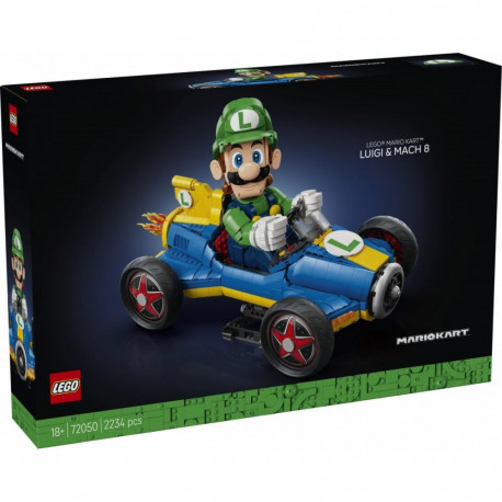 Klocki super mario 72050 mario kart - luigi i mach 8