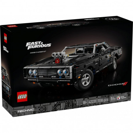 Technic klotsikomplekt 42231 Fast and Furious Dodge Charger R/T