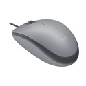 MOUSE USB OPTICAL M110 SILENT/MID GRAY 910-006760 LOGITECH