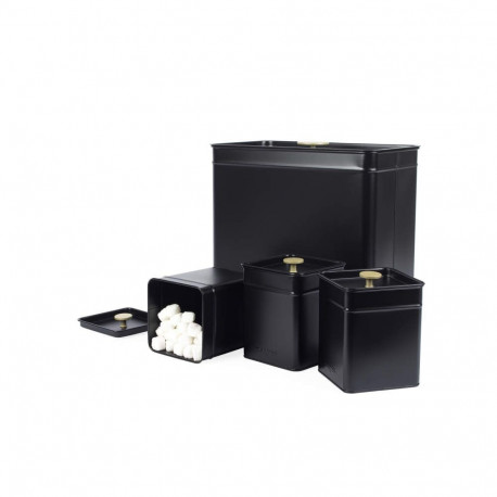 Salter BW14372 Alchemy 4-Piece Countertop Set, Black