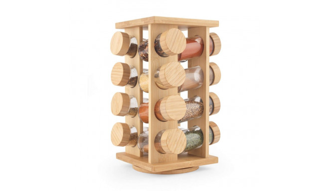 Salter BW127771 Bamboo Rotating Spice Rack