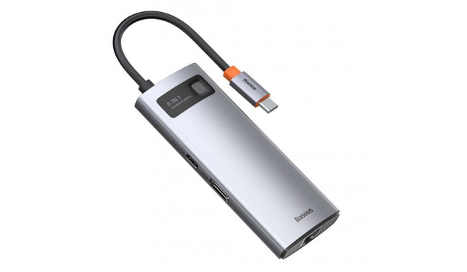 Baseus 6-in-1 HUB USB Type C – USB Type C PD 100 W HDMI 4K 30 Hz 3x USB 3.2 Gen
