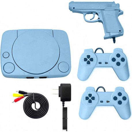 Riff RF-2GUN retro console with 22 8-bit games with 2 joysticks + game gun