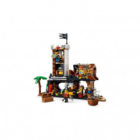 Constructor - LEGO Creator 3 In 1 31387 Iconic Pirate Ship 1074 Pieces 5 Minifigures Multicolor